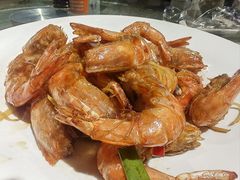首创油爆虾-良师门滨海人家·海鲜·家常菜(滨海城店)