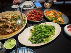 水豆豉炒蓬蒿菜-山石榴·贵州菜(丰盛里店)