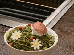 抹茶面条冰淇淋-暖都焼肉·和牛酒場(花都店)