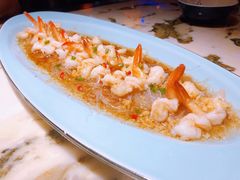 金银蒜蒸凤尾虾-绿茶餐厅(汇悦大融城店)