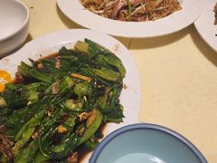 豆豉鲮鱼炒广东芥兰-龙记烧腊茶餐厅(常德路店)
