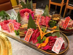 特等和牛三种拼盘-板前十胜·和牛烧肉专门店(北京总店)