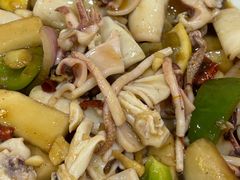酸萝卜炒鱿鱼-梅子大排档