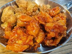 辣子鸡拼酱油鸡-MI WU FACTORY米屋美食工厂餐厅(绿地店)