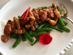 香酥腩仔骨配嫩甜豆-三利音·浦之舟(滨江大道店)