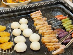 花刀熟成黑五花肉-韩阳王石板烤肉