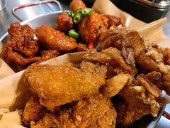 炸鸡一半一半-富乐满韩国正宗炸鸡韩国料理(虹泉路店)