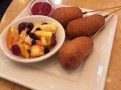 corn dog-The Cheesecake Factory(katella avenue)