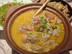腊味炖手工黑豆腐花-雀蓝川菜(滨湖万象汇店)