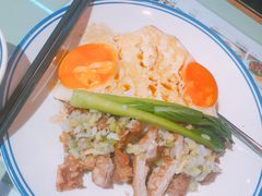 葱油汁鸡排双蛋饭-肥佬哥香港车仔面(人民广场店)