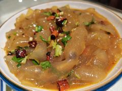 黄瓜拌拉皮-华盛园卷子王农家菜水库鱼