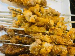 鹤岗特色牛肉肥瘦相间的特香-老何太太鹤岗小串·团建聚餐(龙华店)