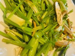 肉丝炒筒篙-启东海鲜人家(古美路店)