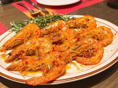 西班牙蒜香油爆虾-ZAFFERANO西班牙海鲜饭(上海首店)
