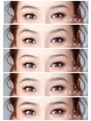 -西施无菌半永久纹绣眉眼影唇轻增发纹发际线