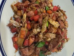白辣椒炒鸡胗-新新湘菜馆(新中街二条店)