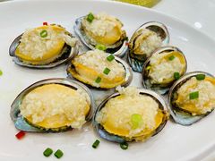 冲菜蒸鲍鱼-寻味顺德·南记酒家·传统顺德菜·鱼生(广源路店)