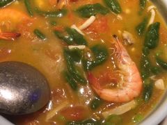 翡翠海鲜面疙瘩汤-绿茶餐厅(乐峰广场店)