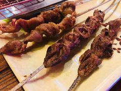 烤鸡胗鸡心-柿子树炭烤羊腿(金台路店)