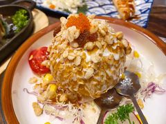 炸温泉蛋土豆泥沙律-仙隐小鹿中華の日料(正弘城店)