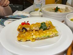 杏仁脆皮小唐菜-肆月河豚·新淮扬(金融街店)