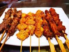 烧烤精选羊肉串-长安面坊(西点茂店)