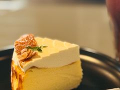 柚子奶油巴斯克蛋糕-来回·咖啡(钟村咖啡豆店)