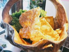 酥脆炸豆皮-热火朝天小嫩牛火锅·南屏街美食 (南强街巷店)