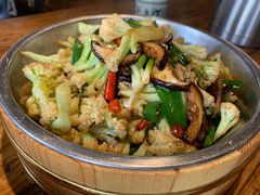 大盆有机菜花-呱呱叫民俗风味主题餐厅(沣峪口店)