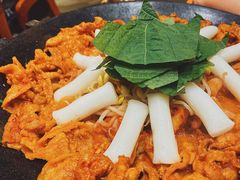 铁板章鱼五花肉-春熙台韩国料理·章鱼肥牛(西丽店)