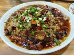 水煮牛肉片-九九牛肉馆(南山路店)