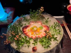 扇贝和紫苏冰沙水仙芒果-地球美食剧场