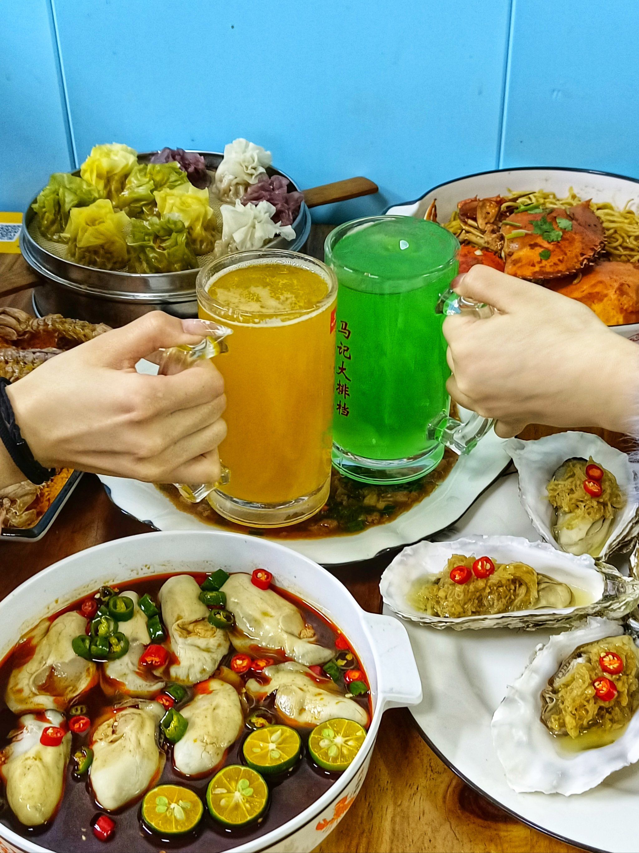 青岛‖美美的假期从一顿胡吃海喝开始 真开心的