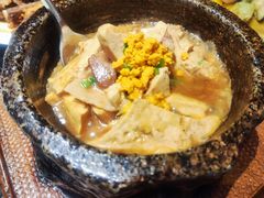 石锅海胆豆腐-正德楼果木烤鸭·渔家菜(东港店)