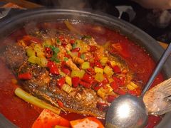 -探鱼·鲜青椒爽麻烤鱼(苏宁广场店)
