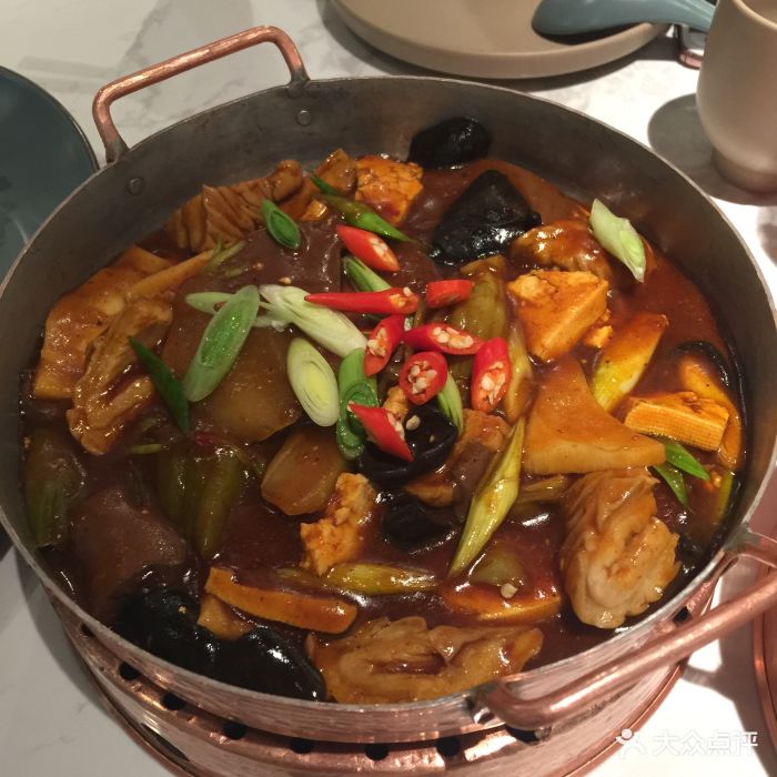 鹿港小镇(西单大悦城店)-五更肠旺煲-菜-五更肠旺煲图片-北京美食