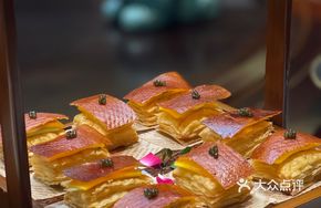 Caviar Napoleon Mango Roast Duck