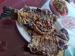 -北京龙庆四季香农家饭庄·灶台鱼·碳烤虹鳟鱼(龙庆峡店)