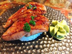 鹅肝寿司-炙柒Sekinana·精致料理 烧鸟·铁板烧(海上世界店)