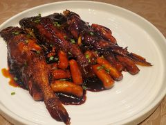 小黄鱼烧年糕-东方明珠老上海8号餐厅(东方明珠广播电视塔店)