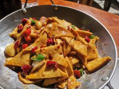 干锅千叶豆腐-祝家饺子馆