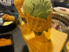 抹茶冰淇淋-神户赤童日式烤肉伙伴(东直门店)