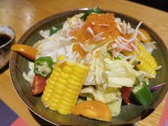 田园沙拉配和风汁-鳗事鱼意·活鳗現烤专门店(富力海珠城店)