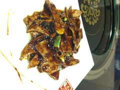 腊八蒜溜肝尖-院落创意菜
