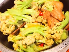 生炒有机菜花-便宜坊烤鸭店(甜水园店)