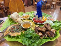 -沐毫傣泐云南菜孔雀宴•手抓饭傣味烧烤(曼听店)