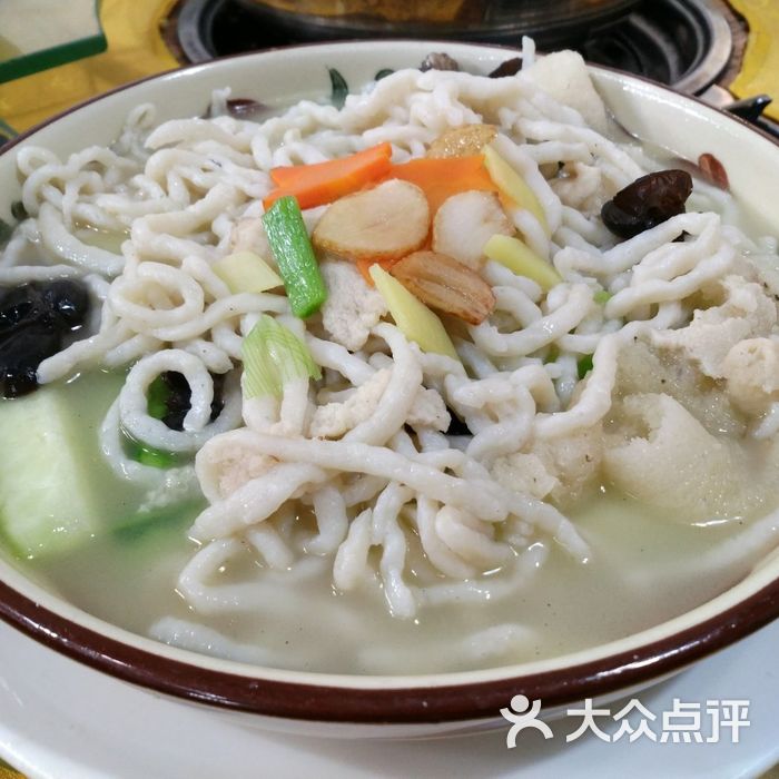 德雲居飯館 勝瓜竹笙浸魚面 