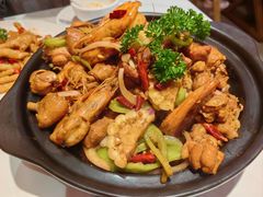 大虾炒鸡-状元虎.摇滚炒鸡.家常菜(义勇街店)