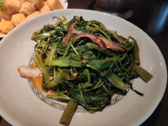 马拉盏炒通菜-大头虾越式风味餐厅(光明广场店)