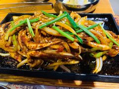 铁板鱿鱼须-老炉家木炭烤肉(长江国际店)